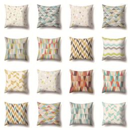 Pillow Geometric Cover Creative Stripes Case Throw Pillows For Living Room Sofa Backrest Pillowslip 45x45