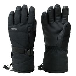 Ski Gloves COPOZZ Ski Gloves Waterproof Gloves with Touchscreen Function Thermal Snowboard Gloves Warm Motorcycle Snow Gloves Men Women 231107