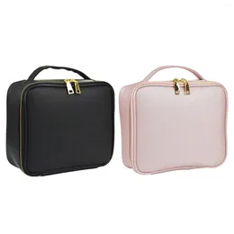 Cosmetic Bags Travel Toiletry Case Double Zipper Waterproof Large Capacity For Accessories