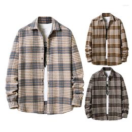 Men's Casual Shirts 2023 Corduroy Long-sleeved Lapel Shirt Men Women Autumn Winter Oversize Retro Trend Blouse Lovers Button Up Jacket