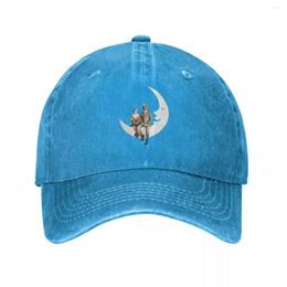 Ball Caps Paper Moon Baseball Cap Sunscreen Beach Bag Hat Male Women'S