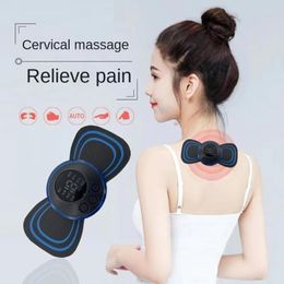 Party Favor 1Pcs Neck Massager Gel Pads Electric Cervical Body Massage Instrument For Health Care