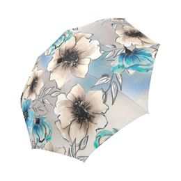 Umbrellas Floral Custom Auto Open Close Folding Sun Rain Foldable Umbrella Fabric Aluminium High-Quality