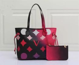Top Shoulder Bag Mini Spring in Urban Tote Women Go Designer Handbag Large Capacity Gradient Color Never Sunrise Pastel women tie-dye shoppi