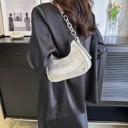 Evening Bags Trend All Match Ladies Shoulder 2023 Y2k Hobo Handbags Aesthetic Crossbody Bag Fashion Chain Women Underarm