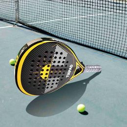 Tennis Rackets MAXSONG 18K Carbon Fibre Rough Surface Beach Tennis Racket With Cover Bag Q231109