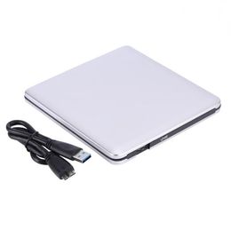 Freeshipping USB 30 External DVD/CD-RW Drive Burner Slim Portable Driver For Netbook MacBook Laptop Desktop External Optical Drives Toohl