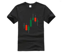 Men's T Shirts 2023 Fashion Style Shirt Day Trader Cryptocurrency Trading Candles Product Mens Jersey Cotton For Women