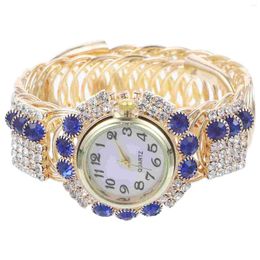 Wristwatches Number Ladies Bracelet Watch Student Rhinestone Watches Women Womens Suits Zinc Alloy Quartz Wristwatch