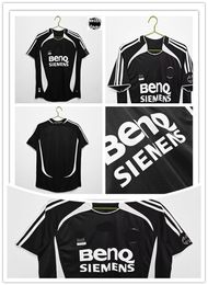 Vintage Retro Series 06 07Real Madrids Away FIFAAWARD Vintage T-Shirt Outdoor Apparel BELLINGHAM CAMAVINGA men Classic Version Soccer Jerseys SHOOTING FAN CLUB