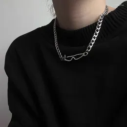 Choker Sunglasses Pendant Necklace Metal Thick Chain Collar Jewellery