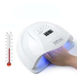 Nail Dryers SUNX5 Max 907236W LED Lamp Nail Dryer 453618 LEDs UV Ice Lamp For Drying Gel Polish Timer Auto Sensor Manicure Tools 230407