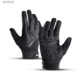 Five Fingers Gloves MTB Cycling Gloves Black Touch Screen Men Women Road Bike Gloves Gym Riding Silicone Gel Bicycle Motorcycle GlovesL231108