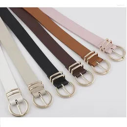 Belts All-match Fashion Cowgirl European And American Women Luxury Woman Belt Jeans Buckle Advanced Sense Women's Trousers Dress Waist