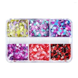 Nail Art Decorations Glitter Beautiful Romantic Jewellery 3D Effect Manicure Sequin Smooth Edge Flake Salon Supply