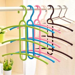 Hangers Racks 5-piece multi shirt hanger space saving plastic anti slip hanger jacket pants dress scarf dormitory 230408