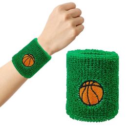 Wrist Support Kids Sports Wristbands Children Wrist Sweatbands Accessories For Basketball Baseball Football Soccer Fitness 231107