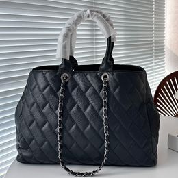 Classic Diamond Design Handbag Chaeln Leather Designer Bag Women Black Shoulder Bags Ladies Fashion Shopping Bags