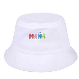Colourful Letters Bright Eyes Bucket Hat Embroidered Busket Hat Sunshade Couples' Cap