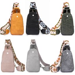 LL-0359 Women Fanny Pack Purses Pocket Chest Bags Travel Cross Body Phone Bag Stuff Sacks Handbags PU Leather Shoulder Bags Adjustable