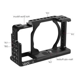 Freeshipping Video Camera Cage Protective Camera Stabiliser for Sony A6000 A6300 NEX7 ILDC to Mount Microphone Monitor Tripod Light Wckac