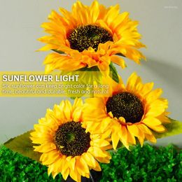 Waterproof Solar Lamp 2v 100ma Durable Smartlight Landscape Light Multifunctional Sunflower Garden Decoration Lawn