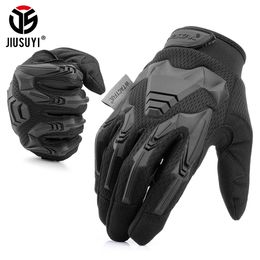 Cycling Gloves Tactical Military Gloves Army Paintball Shooting Airsoft Combat Bicycle Rubber Protective Anti-Skid Full Finger Glove Men Women 231108