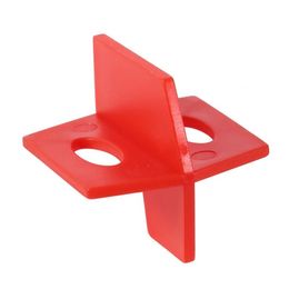 Freeshipping Wholesale 500Pcs/Lot 1/16'' Cross Alignment Tile Levelling System Red 3 Side Spacer Cross And T Shape Ceramic Flo Kccf