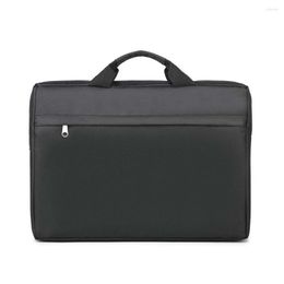 Briefcases Business Document Notebook Laptop Bag Portable Men Handbag Oxford Organiser Briefcase File Messenger Shoulder
