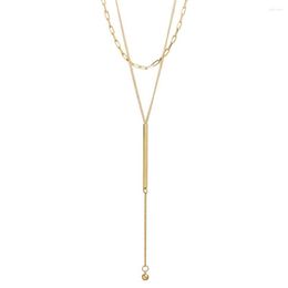 Chains FS Unique High Quality Gold Colour 18K Jewellery For Party Fashion Necklace