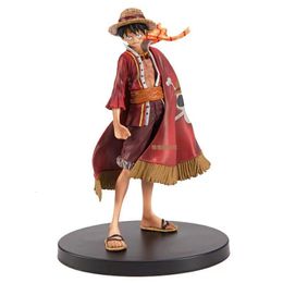 Action Toy Figures 17cm animated Luffy dramatic action picture Juguetes digital set model toy Christmas toy 230407