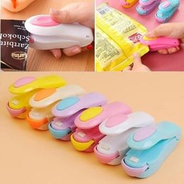 Mini Heat Bag Sealer Handheld Plastic Bag Sealer Portable Heat Sealer Machine Food Saver Storage Snack Keep Fresh Accessories Kitchen Tools