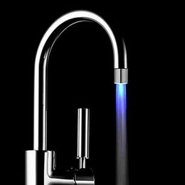 Kitchen Faucets LED Faucet Temperature Sensor Light Shower Head Water Bath Home Tap Glow 64P