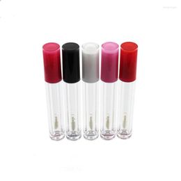 Storage Bottles 10pcs 5.5ml Empty Lip Gloss Tubes With Wand Plastic Lipstick Tube Cosmetic Packing Container