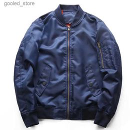 Jaquetas masculinas Primavera Outono Homens MA1 Exército Força Aérea Fly Jacket Primavera Fina Plus Size Jaqueta Para Masculino Piloto Força Aérea Bomber Jaqueta Casaco Masculino Q231109