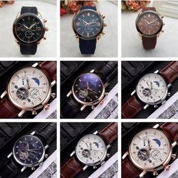 2023 Watches Relogio Masculino 45mm Military Sport Style Large Men Watches Fashion Designer Blue Brow Black Dial Unique Silicone C254v
