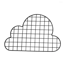 Frames Wire Wall Grid Panel For Po Display Cloud Shaped Storage Holder Picture Stand Creative