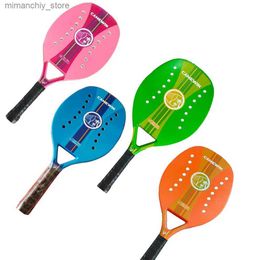 Tennis Rackets New Fibreglass Pickball Tennis Racket Women Man Outdoor Sports Beach Tennis Racquets Q231109