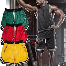 Men's Shorts Basketball Mesh Sports Track Summer Fitness Running Short Pants Loose Training Sweatpants
