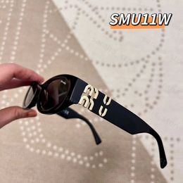 Sunglasses Frames Miu 23 new high version cat's eye advanced sense glasses women's sunglasses net red same model J230408