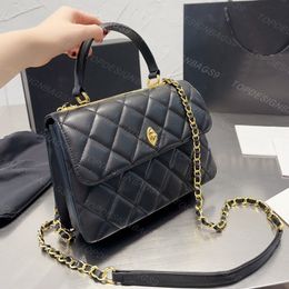 Womens Designer Bag Real Leather Fashion Trendy Channel Bag Lady Crossbody Shoulder Luxury Bags