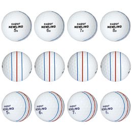 Golf Balls 12 Pcs Supur ling Two Layers Three Super Long Distance Ball 230408