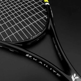 2024 Tennisracket Rackets Proffisional Technical Type Carbon Rackets Raqueta Tenis Racket String Padel Racquet Bag 50-58 LBS Q231109