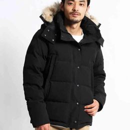 Giacca firmata 2024 Giacche invernali da uomo Piumino in cotone Parka Cappotto moda Ricamo Oca canadese Cappotti spessi e caldi Top Capispalla Colori multipli