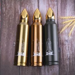 33oz Bullet Stainless Steel tumbler Drinking Bottle 1000ml Insulated Bottles Vacuum Flasks home office water Cup insulated coffee cup Wqbev