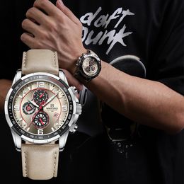 Wristwatches Top Brand Luxury NAVIFORCE 100% Original Fashion Watch For Men Multifunction Sport Waterproof Man Quartz WristWatches Clock 230407