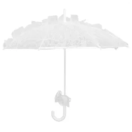 Umbrellas Sun Shade Shelter Handmade Umbrella Bridal White Wedding Decoration Ceremony Decorations For Women Parasol