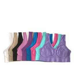 High quality 9 colors Seamless sport Bra Fashion sexy Bra yoga bra 6 size factory directly sales 1770pcs