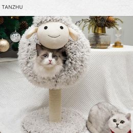 Cat Beds & Furniture Sheep Nest Winter Climbing Frame Litter Tree One Toy Pet Supplies