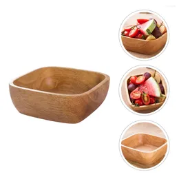 Dinnerware Sets Wooden Bowl Serving Japanese Candy Kit Nut Container Tableware Dessert Plate Fruit Set